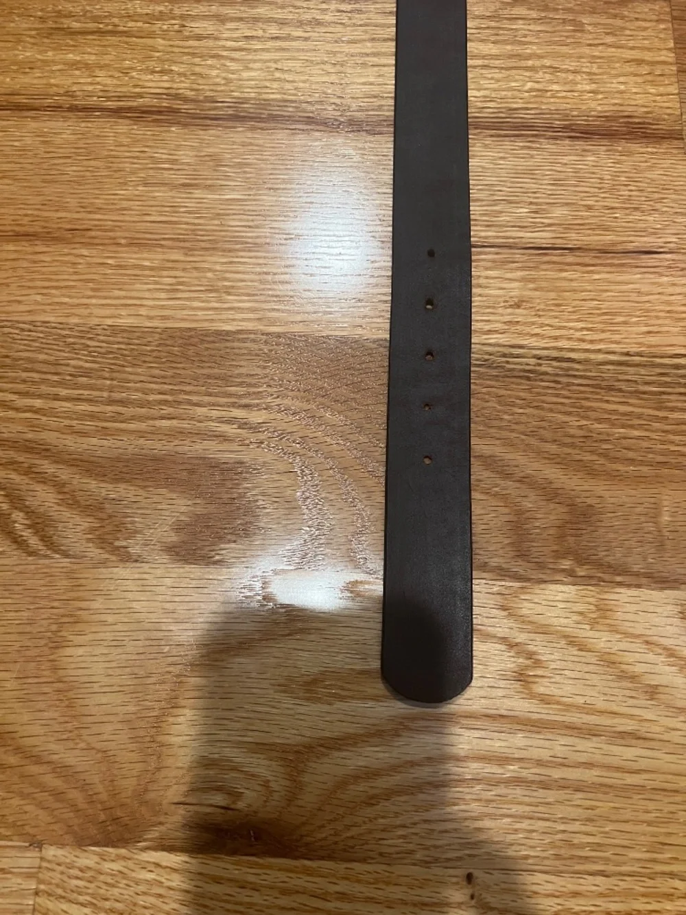 Women's Gap Pu Coated Split Leather Belt in Brown Color: Medium